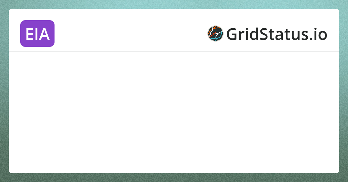Insights - EIA | Grid Status