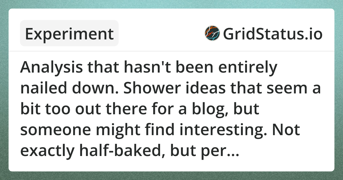 Insights - Experiment | Grid Status